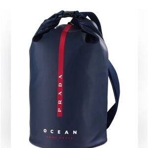 Prada Dark Blue and Red Sailing Bag GWP